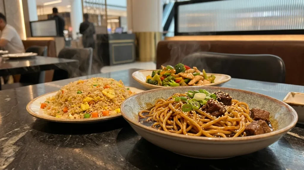 New Shanghai Dubai Mall noodles fried rice and stir fry dishes