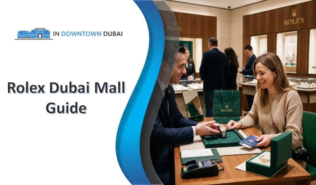 Customer Buying Rolex Watches at Rolex Store im Dubai Mall