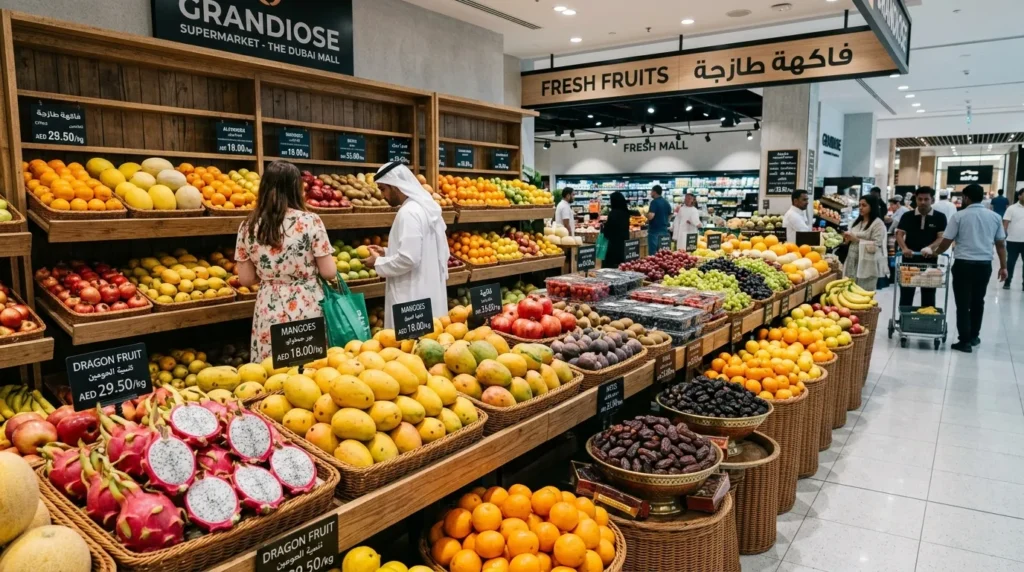 Grandiose supermarket dubai mall