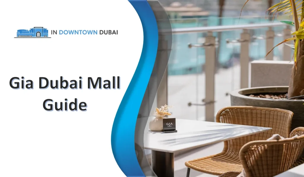 GIA Dubai Mall: Menu, Location, Timings & Guide Fountain view of Gia Dubai Mall